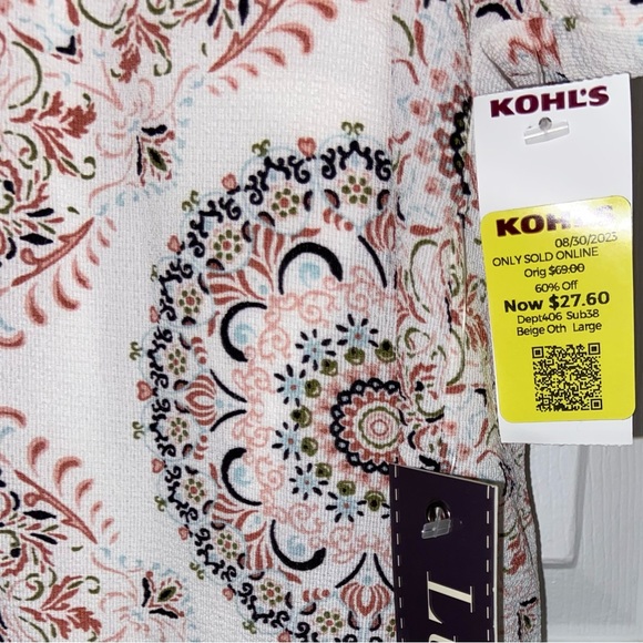 Luxology Dresses & Skirts - Luxology Multi-colored dress with dress liner